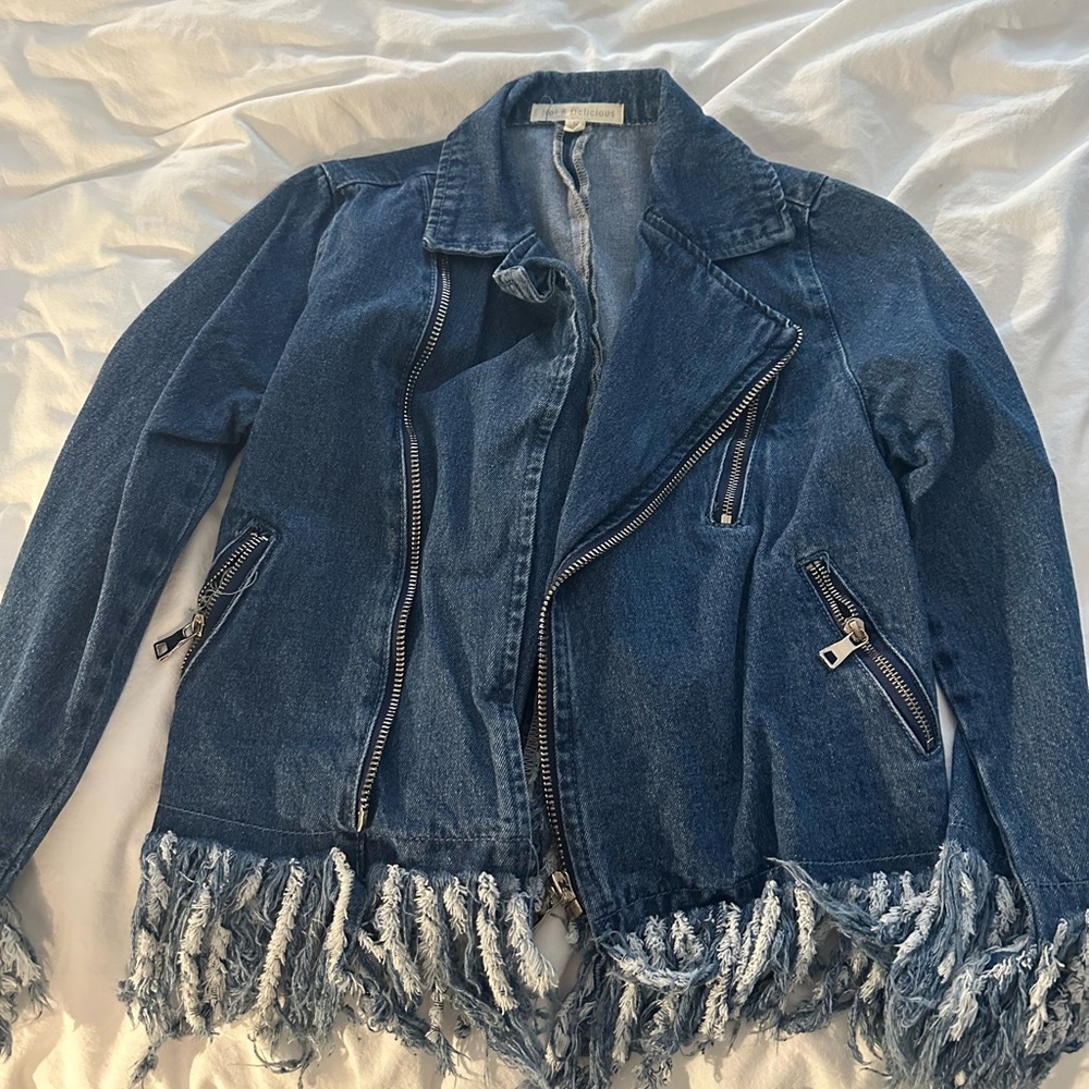 Fringe Jean Jacket
